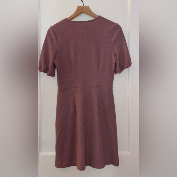 Madewell Cross-Front Button Dress - Picture 3 of 7